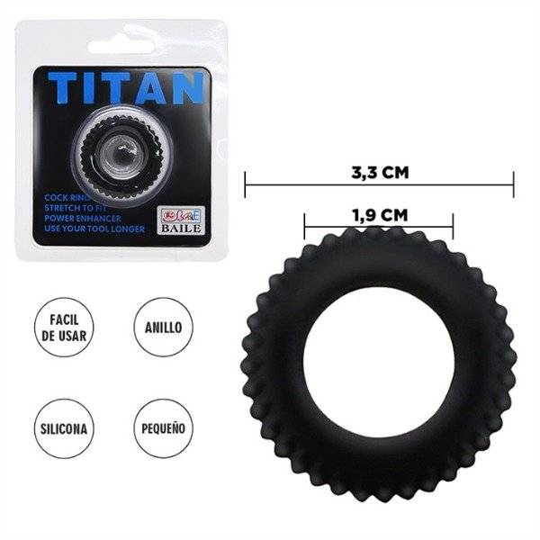 Producto - Anillo titan para retrasar la eyaculación