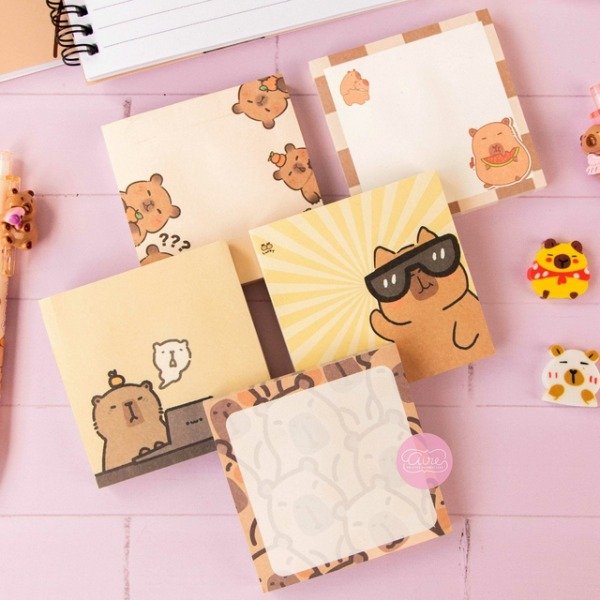 Producto - Notas adhesivas Capybara nuevas