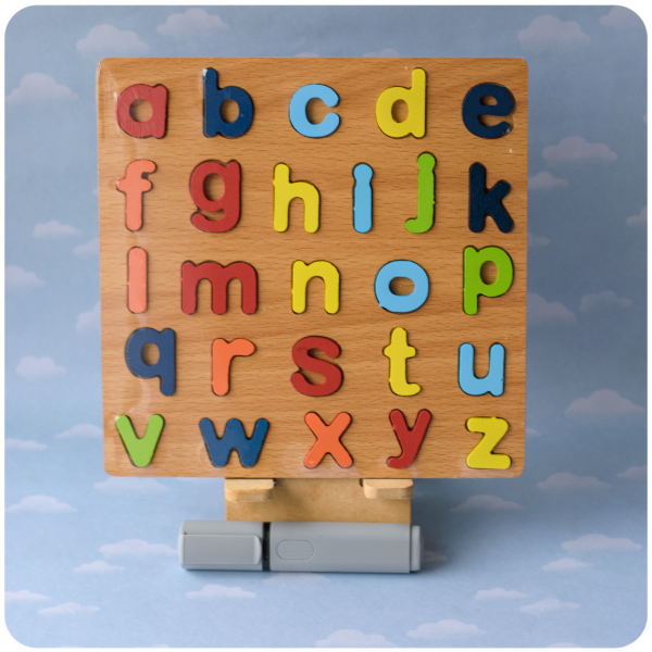 Producto - Abecedario Encastrable de Madera - Imprenta Minúscula