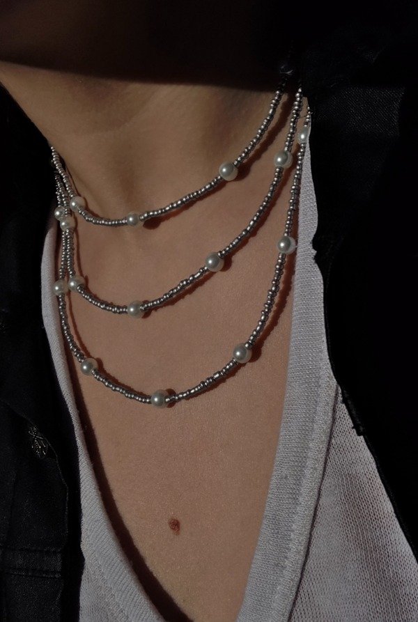 Producto - Gargantilla Triple Perla - 2