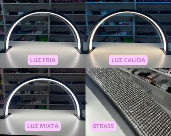 Producto - LAMPARA STRASS MEDIA LUNA GRANDE