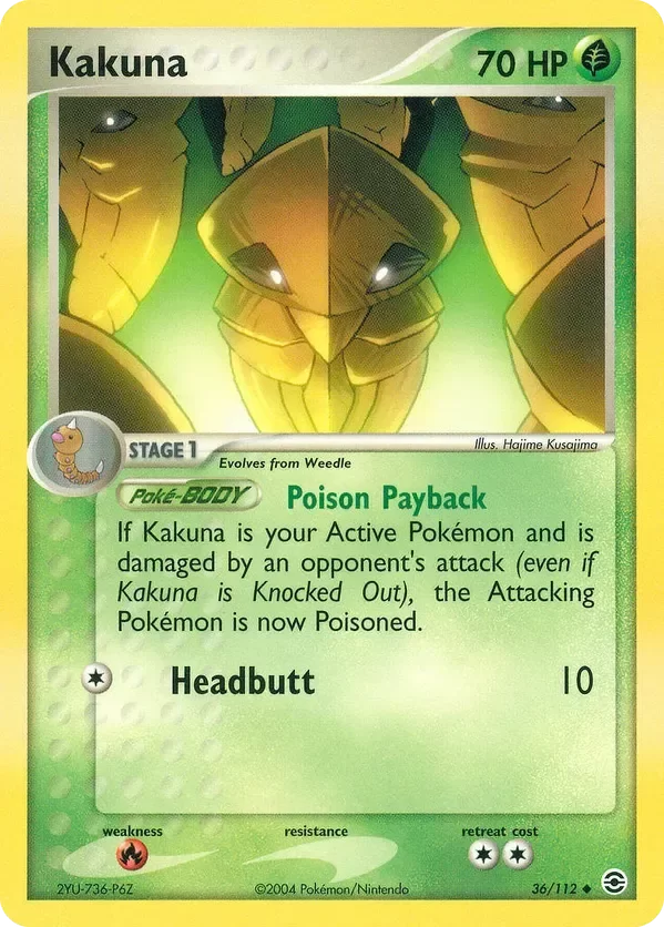 Producto - Kakuna (36/112) [EX: FireRed and LeafGreen]
