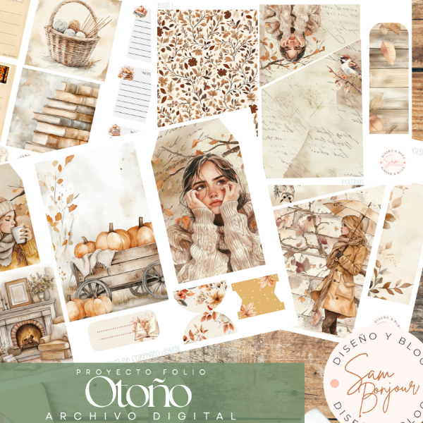 Producto - Archivo Digital: Kit otoño
