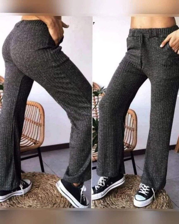 Producto - Pantalón recto de morley lanilla