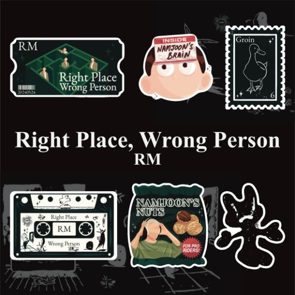 Producto - Stickers 'Right Place, Wrong Person'