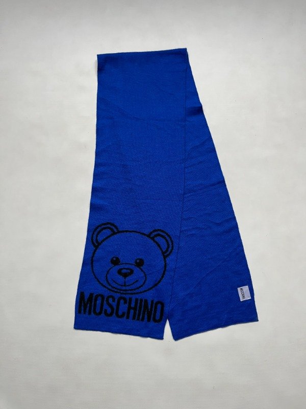 Producto - Moschino Toy Bear Knitted Wool Blend Scarf - 1
