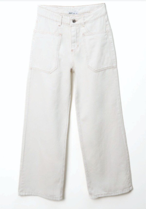 Producto - Jeans Wide leg blanco