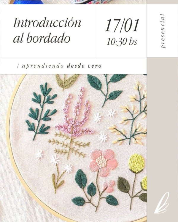 Producto - Workshop de Introducción al Bordado