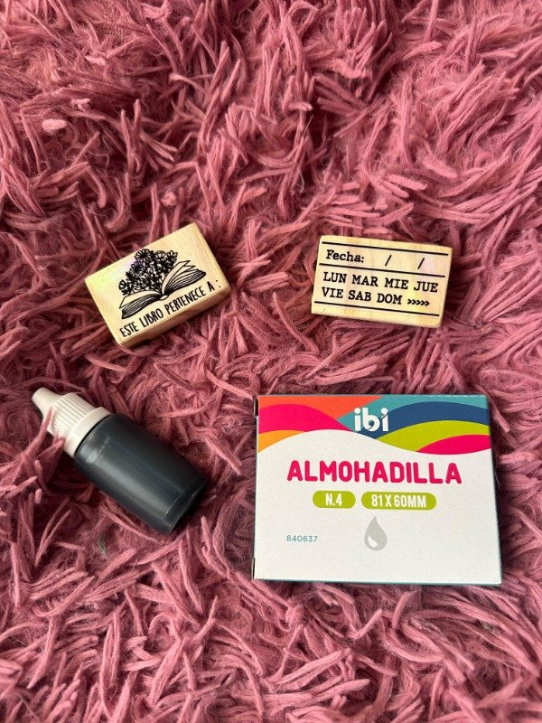 Producto - COMBO 3: Sello + tinta + almohadilla