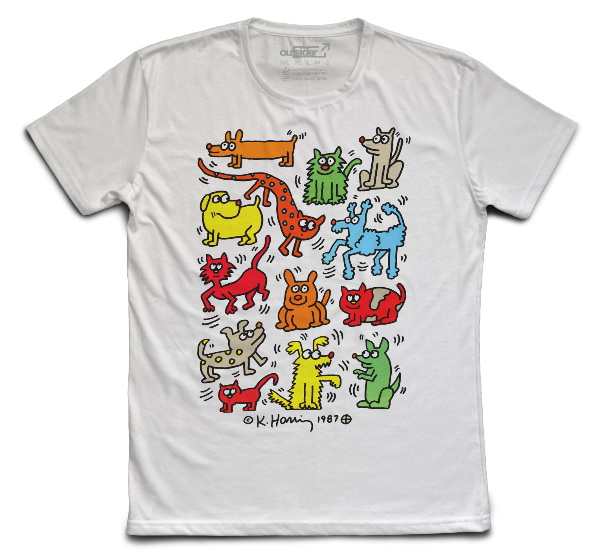 Producto - Keith Haring. Animalitos. Talle XXL. Renovación de Stock. Sin Cambio.