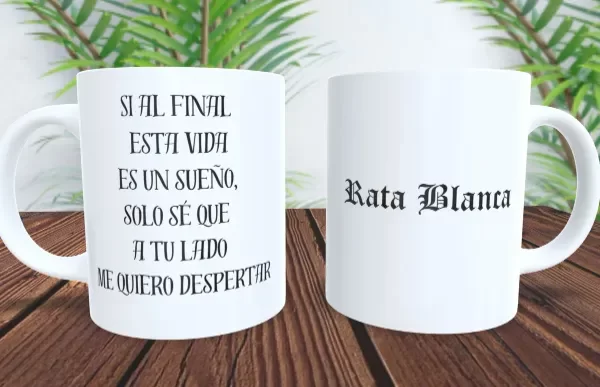 Producto - Taza - Rata Blanca frase 6
