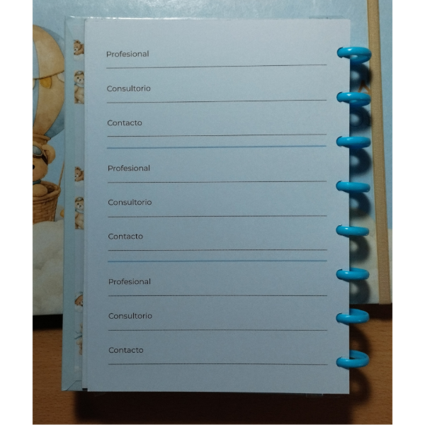 Producto - Contame Mis Primeros Pasos En El Pediatra - Celeste - 3 al cubo - 10