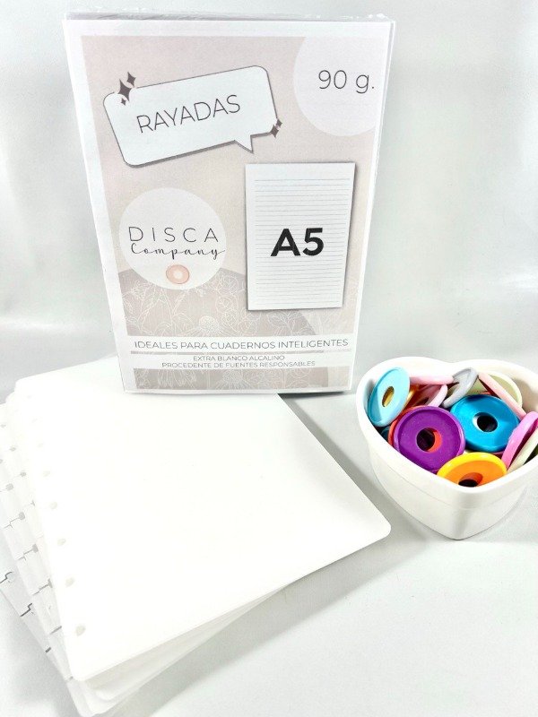 Producto - KIT PARA HACER 6 CUADERNOS A5 SIN PERFORADORA