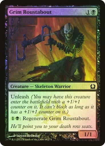 Producto - Grim Roustabout Foil  Return to Ravnica