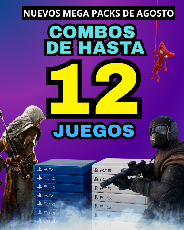 Producto - Combo Legendario PS4/PS5 - Hasta 10 Juegos