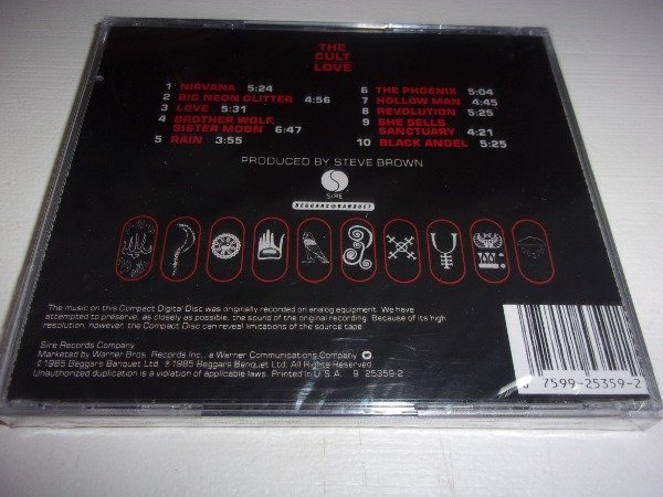 Producto - CD THE CULT LOVE NUEVO USA SIRE 34A - 1