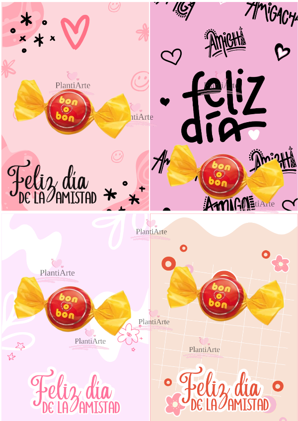 Producto - Tarjetones especial día de la amistad