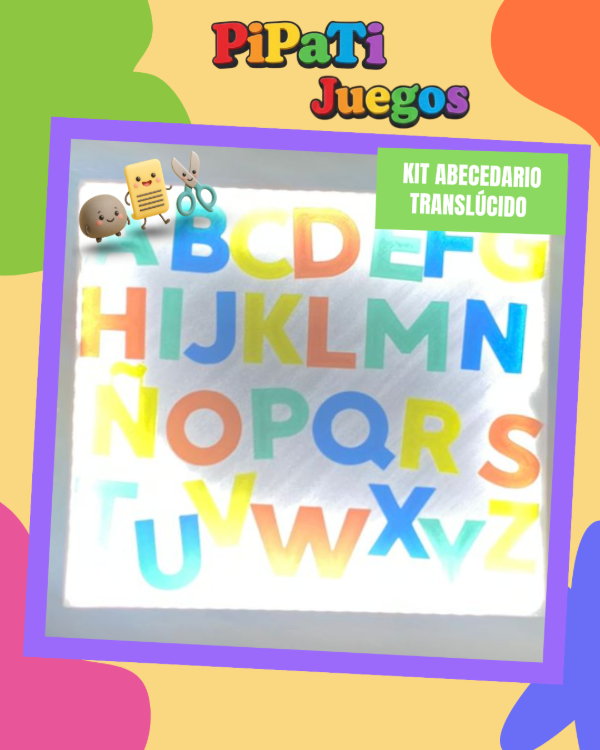 Producto - KIT ABECEDARIO TRANSLÚCIDO