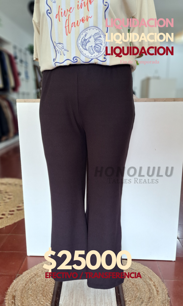 Producto - Pantalón de Ribb Marron