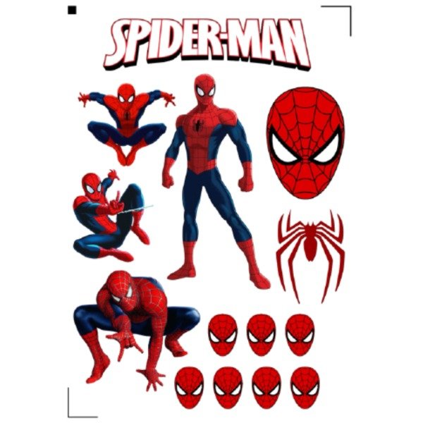 Producto - Plancha de Sticker Spider-Man