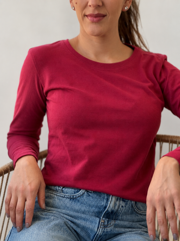 Producto - Mangas Largas Escote Redondo Cherry