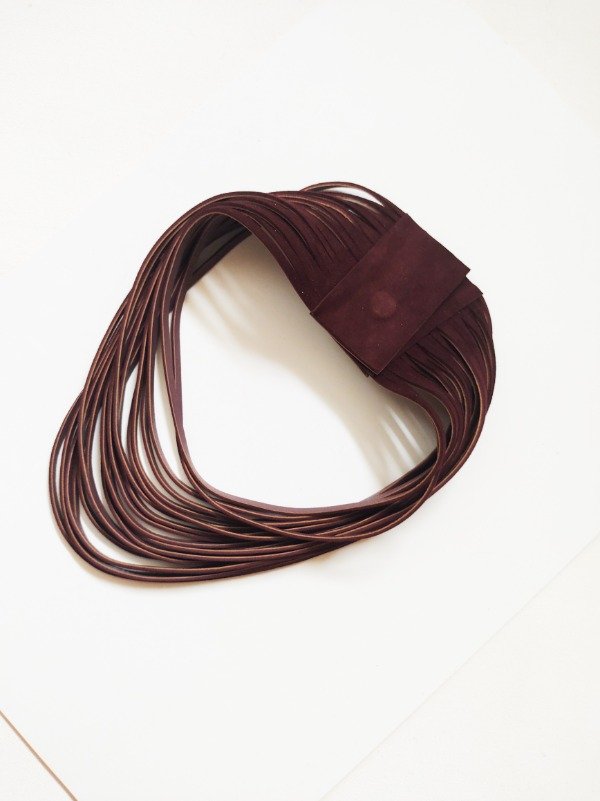 Producto - Collar Tribal Borravino Bifaz - 3