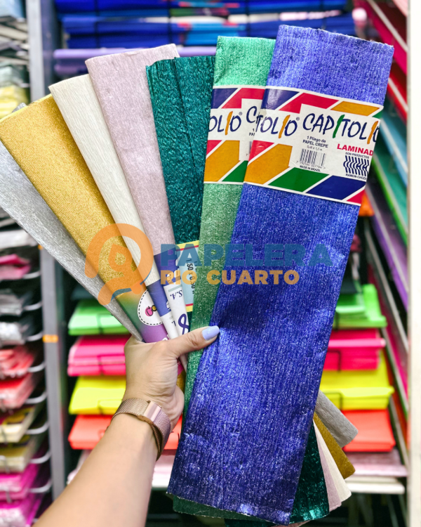 Producto - PAPEL CREPE METALIZADO