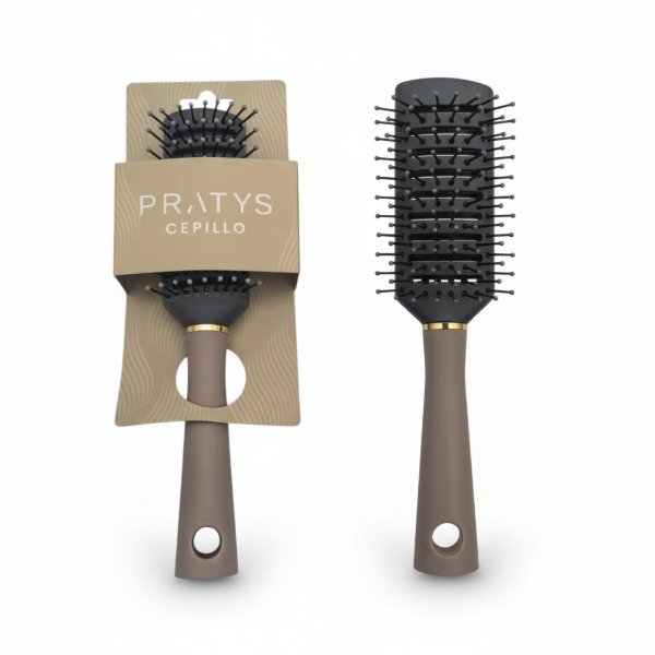 Producto - CEPILLO PRATYS DESENREDANTE CON RANURAS DE VENTILACION ANTIFRIZZ