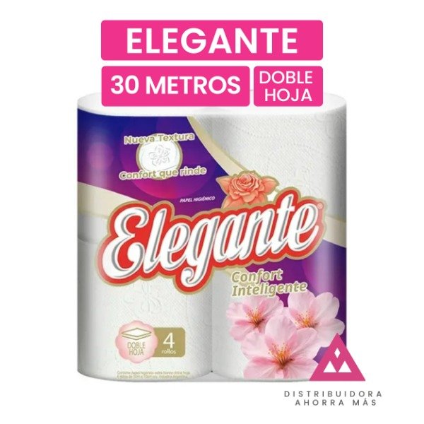 Producto - Pack Papel Higienico Elegante Premium 30 Mts D.Hoja por 40 Rollos - 0