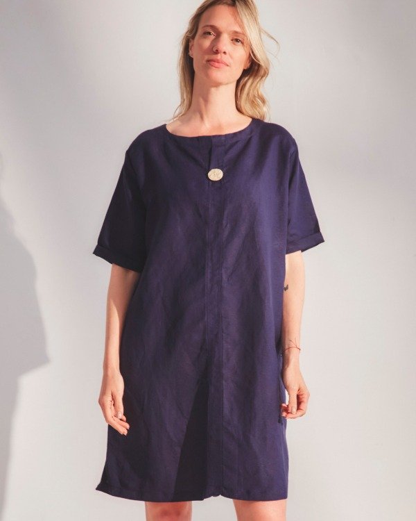 Producto - TUNICA CALA NAVY