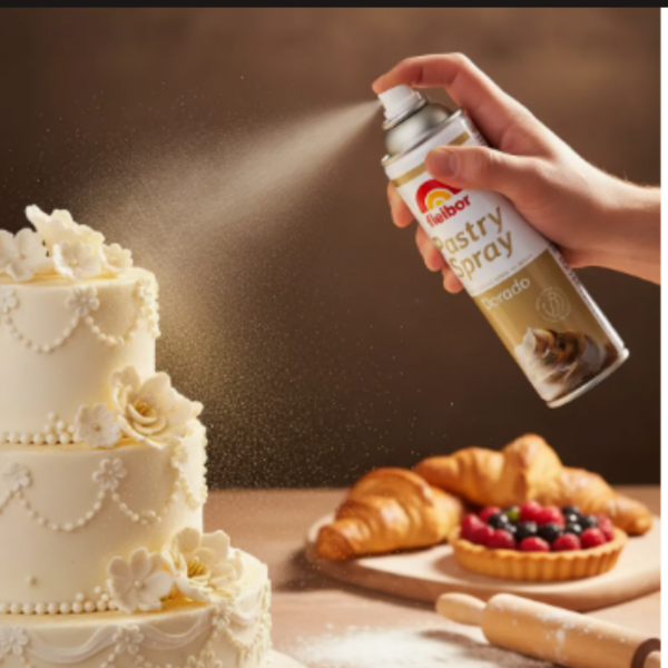 Producto - PASTRY SPRAY FLEIBOR COLORANTE DORADO EN AEROSOL