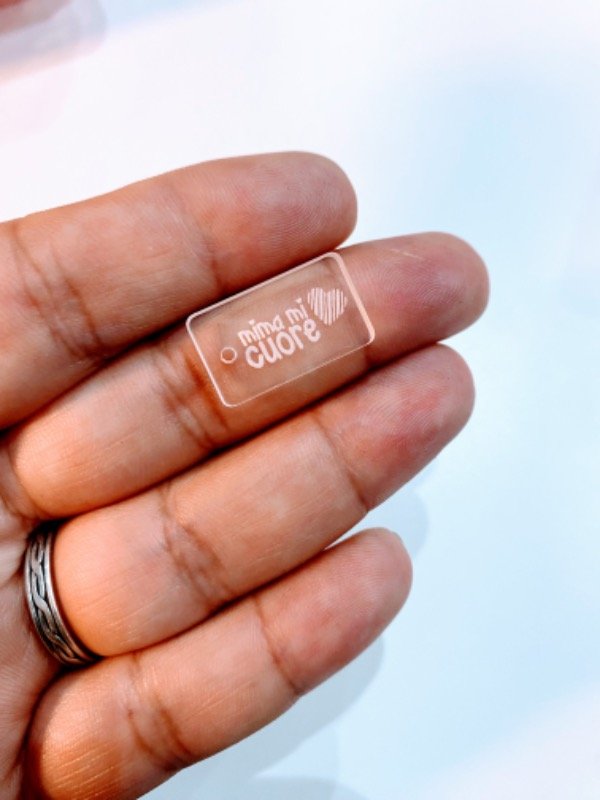 Producto - Dije rectangular 2x1cm