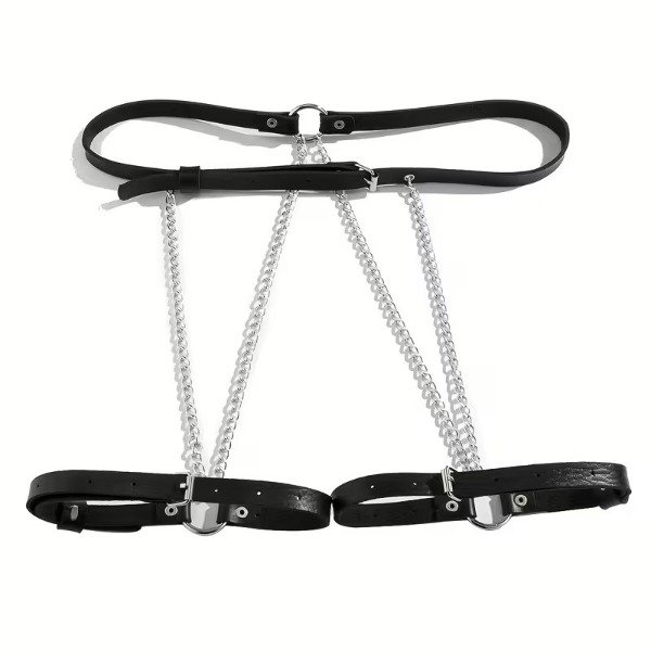 Producto - CADENA DE CINTURA CUERO + METAL - 1