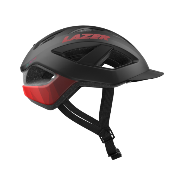 Producto - Casco Lazer Cameleon Negro Rojo (M)