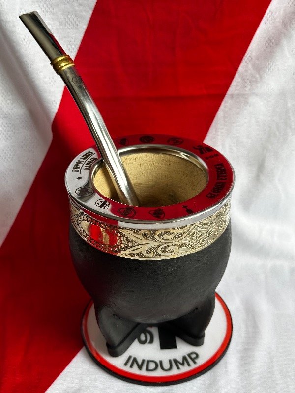 Producto - MATE IMPERIAL BUENOS AIRES/MADRID + BOMBILLA GRABADA