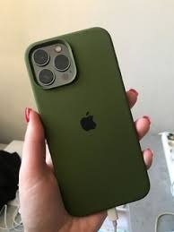 Producto - Silicone Case Verde MIlitar (Iphone 13 Pro Max)