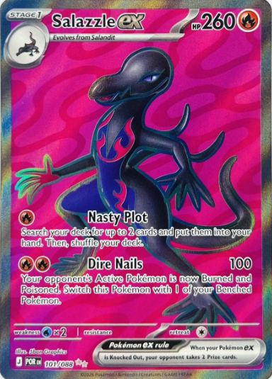 Producto - Salazzle ex (101/088) [Mega Evolution: Perfect Order]