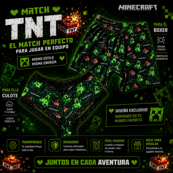 Producto - Bóxer y culotte TNT