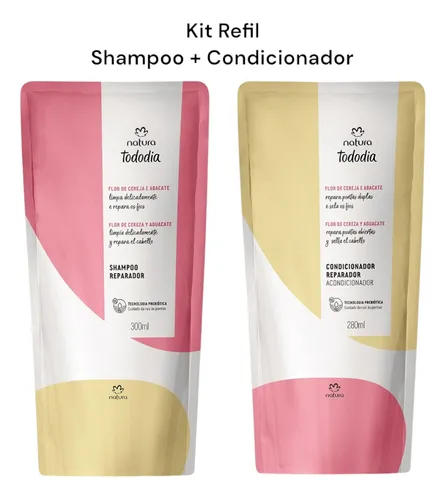 Producto - Tododia Repuesto Shampoo y Acondicionador Reparación Natura