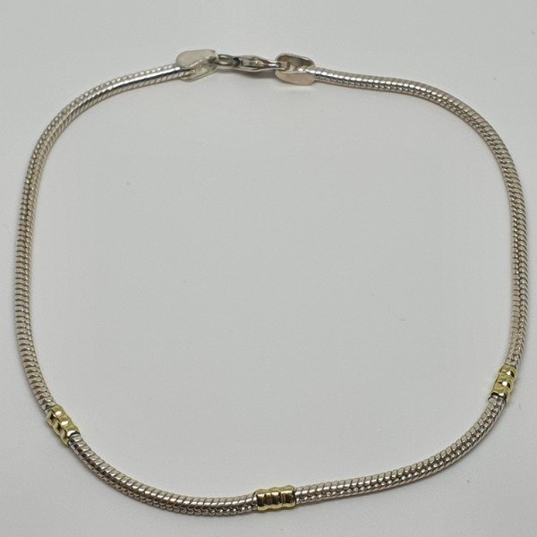 Producto - Pulsera Plata y Oro Clapton60