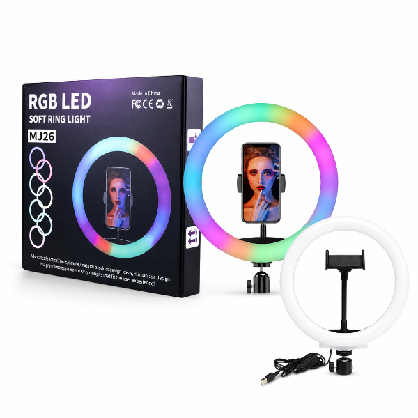 Producto - ARO DE LUZ 26CM RGB