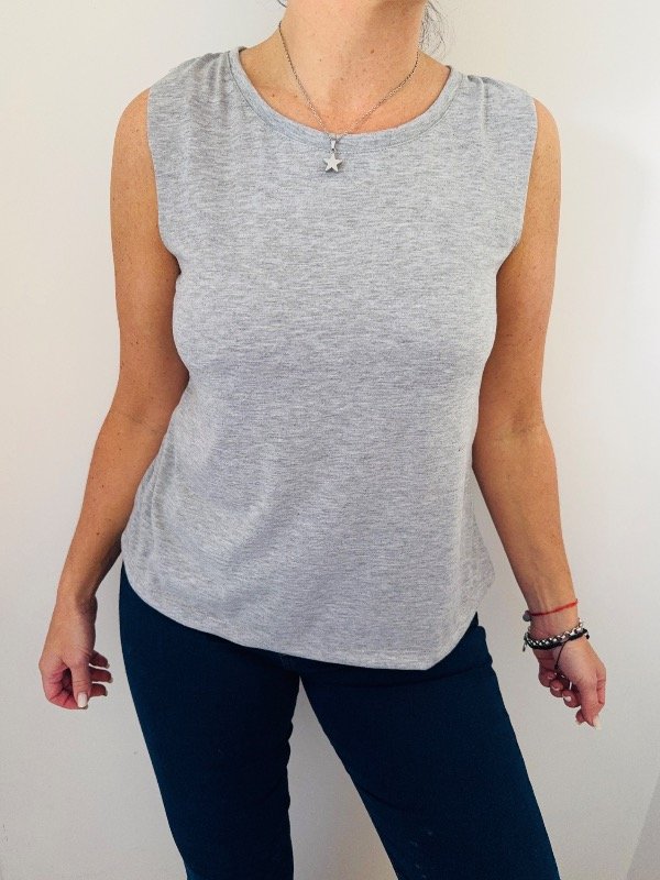Producto - Musculosa al corte SUBLIMABLE de modal spum - 5