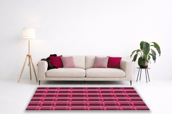 Producto - Alfombra tufting personalizable diseño TRAMA estilo abstracto moderno a medida
