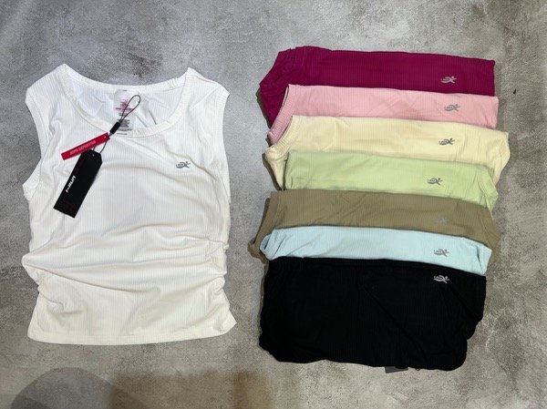 Producto - Musculosas I-Run con frunce lateral ( 318 )