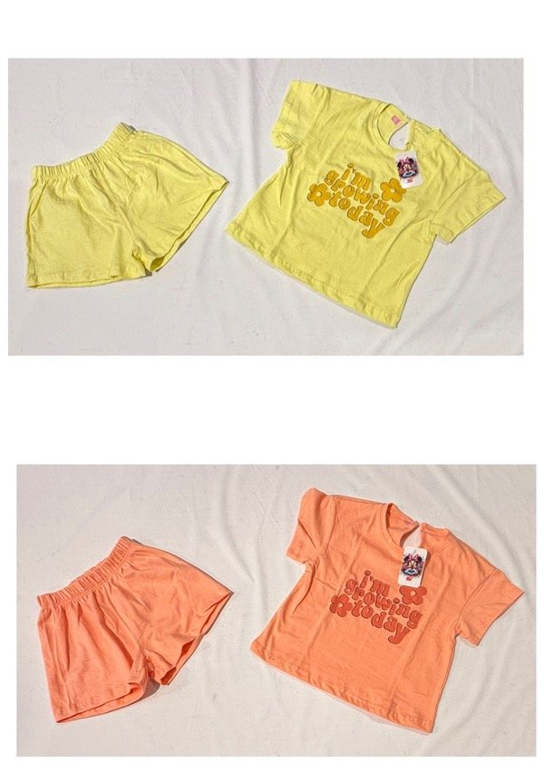 Producto - CONUNTO ALGODÓN BEBA GROWING SHORT Y REMERA