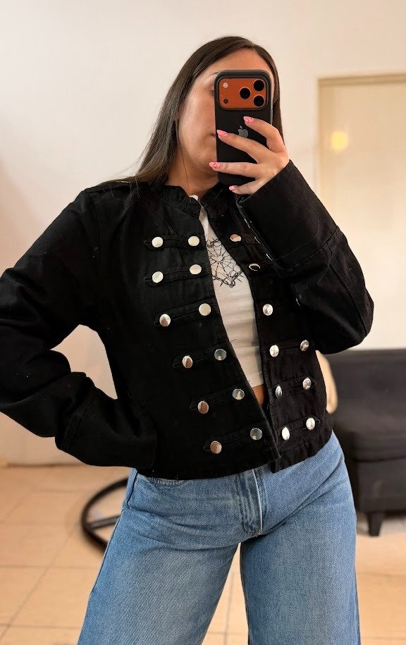 Producto - CAMPERA NAPOLEON NEGRA - 1