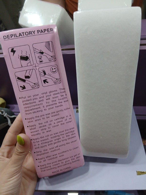 Producto - Banda depilaroria paquete rosa