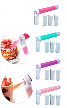 Producto - AEROGRAFO MANUAL CON 4 TUBOS EN BOLSA x1 (ELEGIR PRODUCTO)