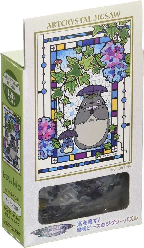 Producto - PUZZLE Ensky 126 Piece My Neighbor Totoro, Hydrangea Garden, Art Crystal