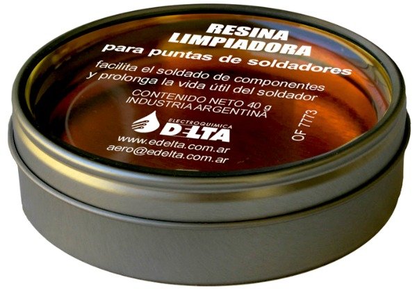 Producto - Resina Limpiadora Soldador Delta 50g